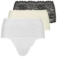 NINA VON C. Taillen Slip Millefleurs in Weiß /