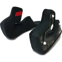 Nolan N87 Wangenpolster XS Schwarz/Rot