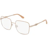 GUESS GU2953 Damen-Brille inkl. Gläser Vollrand Eckig Metall-Gestell 53mm/17mm/140mm,