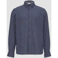 S.Oliver - Regular Fit: Strukturiertes Baumwollhemd mit Button-down-Kragen, Herren,
