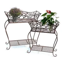 DanDiBo Ambiente DanDiBo Blumenständer mit Korb 2er Set Blumenkasten