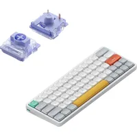 Nuphy Air60 V2 kabellose Mini-Tastatur mit Beleuchtung,Unterstützung QMK/VIA Kompatibel