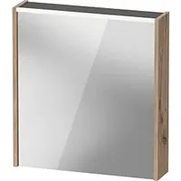 Duravit D-Code Spiegelschrank DC7105R55551000 650x700 mm, Eiche Marmoriert, mit