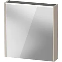 Duravit D-Code Spiegelschrank DC7105R91911000 650x700 mm, Taupe Matt, mit