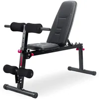 Wellactive Hantelbank klappbar multifunktional Sit Up Bank Flachbank Bauchtrainer