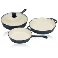 Mahlzeit 3-teiliges Pfannenset, Ø 24cm, Ø 29,5cm, Ø 29cm,