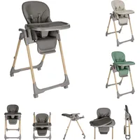KIKKABOO Kinderhochstuhl Olive Räder (Hochstuhl)