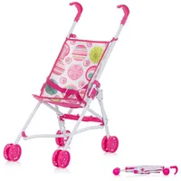 Chipolino Puppenbuggy Lily klappbar, Doppelräder, ab 3 Jahren, Schiebehöhe