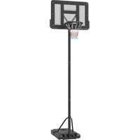 Sportnow 2-in-1 Basketballständer Höhenverstellbarer Basketballkorb mit Ständer, Backboard Ständer