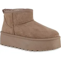 VAN HILL Damen Winter Boots in Khaki