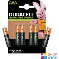 Duracell DURDLLR03P4B 1,5 V Wiederaufladbare Batterien (4 Stück)