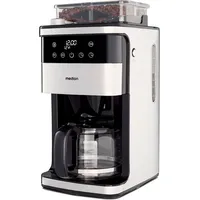 Medion Kaffeemaschine mit Mahlwerk und Glaskanne (1,5 Liter, max.