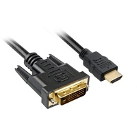 Sharkoon 5m HDMI/DVI-D schwarz,