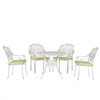 Beliani Beliani, Gartentisch + Balkontisch, Ancona (90 cm)