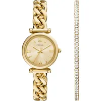 Fossil Uhren-Set Edelstahl One Size Damen