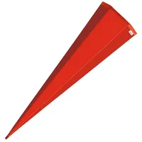 ROTH Rohling, rot, 85 cm, eckig, Rot(h)-Spitze, ohne Verschluss