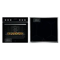 AEG Elektro-Herd-Set »HH24HSPI«, Pyrolyse-Selbstreinigung, AirFry, Pyrolyse, LED-Touch, 4 flexible