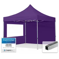 TOOLPORT Faltpavillon Economy 3 x 3 m inkl. 2