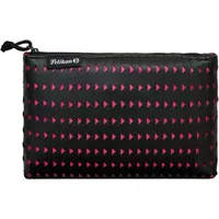 Pelikan Federtasche Faulenzer flach Lasercut Black/Pink Polyester BxHxT 215x160x35mm