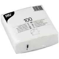 Papstar Serviette 81451 33x33cm 1lagig weiß 100 St./Pack.