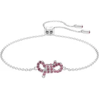 Swarovski Lifelong Bow Armband Rosa Rhodiniert Größe 24 cm