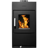 Buderus Logaflame HLG326S Stahl Schwarz/Abdeckplatte Frontplatte