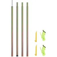 VidaXL Sonnensegel Stange 250 cm Verzinkter Stahl