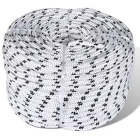 VidaXL Geflochtenes Tauwerk Bootsleine Polyester 6 mm x 50