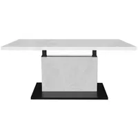 Mäusbacher Lift Couchtisch Schwarz Metall 120 x 47 x