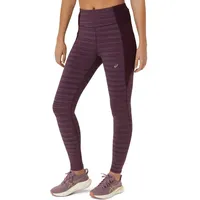 Asics Nagino Run Leggings - Dark Aubergine Heather -