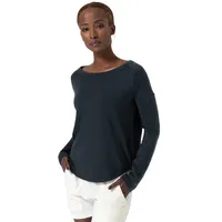 Super.natural Damen Everyday Bio Crew Pullover (Größe XL, blau)
