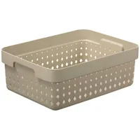 Plast Team Aufbewahrungsbox SEOUL, Beige - 35,7 x 13,1