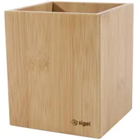 Sigel Stifteköcher Stiftebox, Bambus