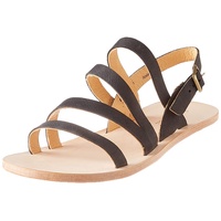 El Naturalista Damen koratin Sandale, Schwarz, 41