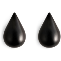 Normann Copenhagen Dropit Wandhaken groß schwarz 2 St.