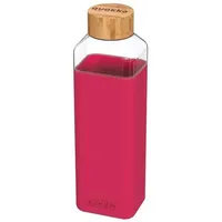 Quokka Storm Maroon Wasserflasche 700 ml aus Glas