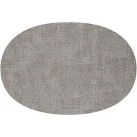 Guzzini Tiffany, Tellerunterlage 33 x 48 cm oval grau