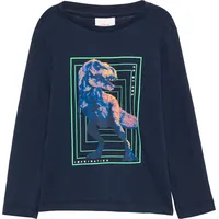 S.Oliver Junior Jungen 2153638 T-Shirt Langarm, blau, 104/110