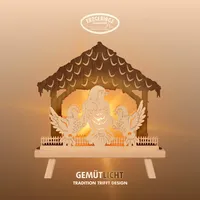 Weigla Lichterbogen WEIGLA "Vogelhaus, Dekoleuchte, NATUR-BRAUN, Winterdeko, Made in