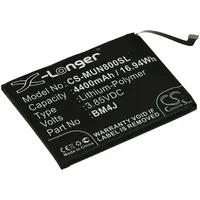 Powery Akku für Handy, Smartphone Xiaomi Redmi Note 8,