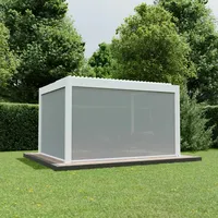 Ximax Seitenmarkise Aluminium Pergola Elektrisch 400 cm Weiß