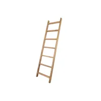 Massivmoebel24 - Dekoleiter Teak 50x5x180 natur unbehandelt bassano 134