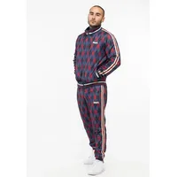 Lonsdale Herren Trainingsanzug - Navy / Red / Ecru