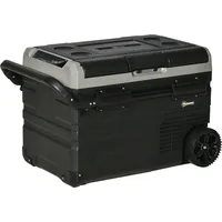 Outsunny Kühlbox Auto 40L mit LED-Beleuchtung Kompressor Autokühlschrank mit
