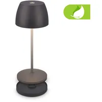 Briloner - Mini LED Tischleuchte kabellos IP44 mit Ladestation,