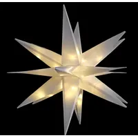 Lex Leuchtstern Lichterkette 3D 1 m Weiß