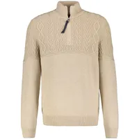 Lerros Stricktroyer mit Cable-Muster", - (tender beige melange), -