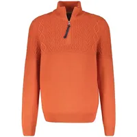 Lerros Stricktroyer mit Cable-Muster", - Spicy orange - XXL