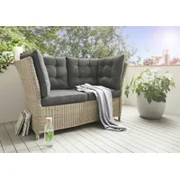 Destiny Gartenlounge-Bank »PALMA«, Aluminium, Polyrattan, 2 ́er Bank, inkl.