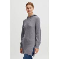 Oxmo Strickpullover OXNorma 21800132-ME Modischer Strickpullover mit Kapuze in